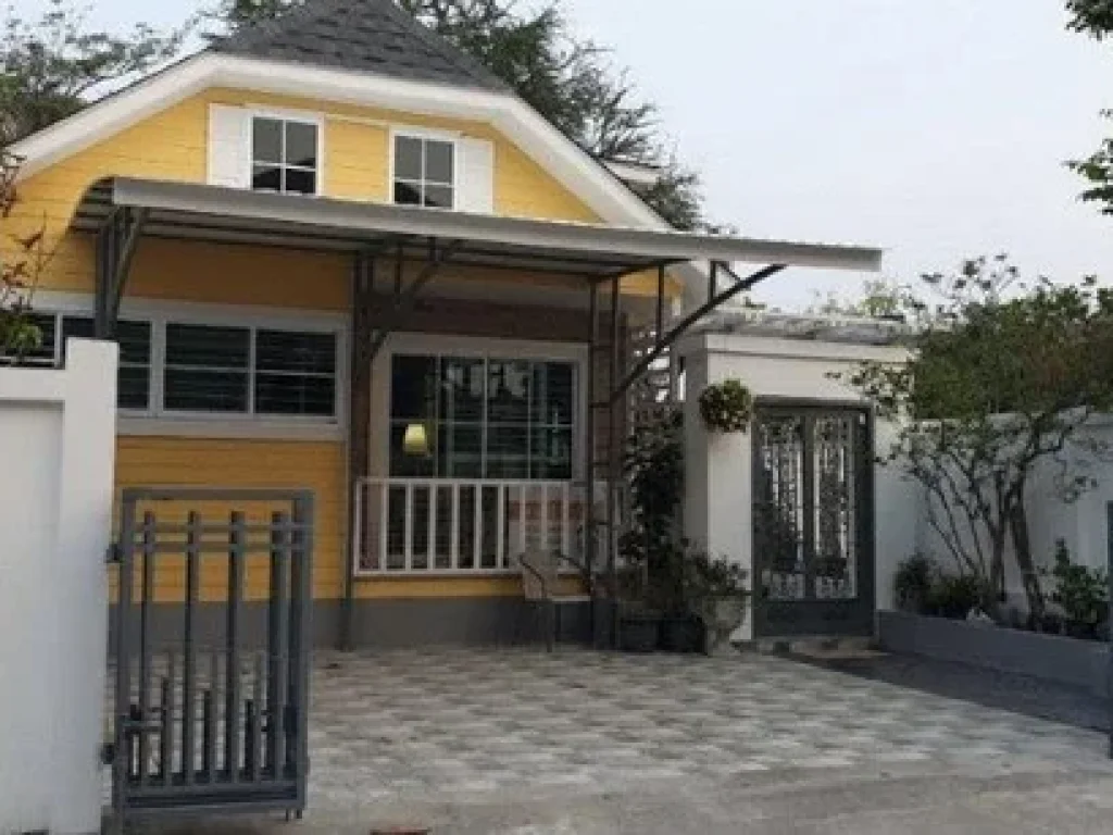 ขายบ้านเดี่ยว 2 ชั้น 55 ตรว สไตล์ English cottage ลาดพร้าว 101 ถนนซอยกว้าง บ้านสวยพร้อมอยู่