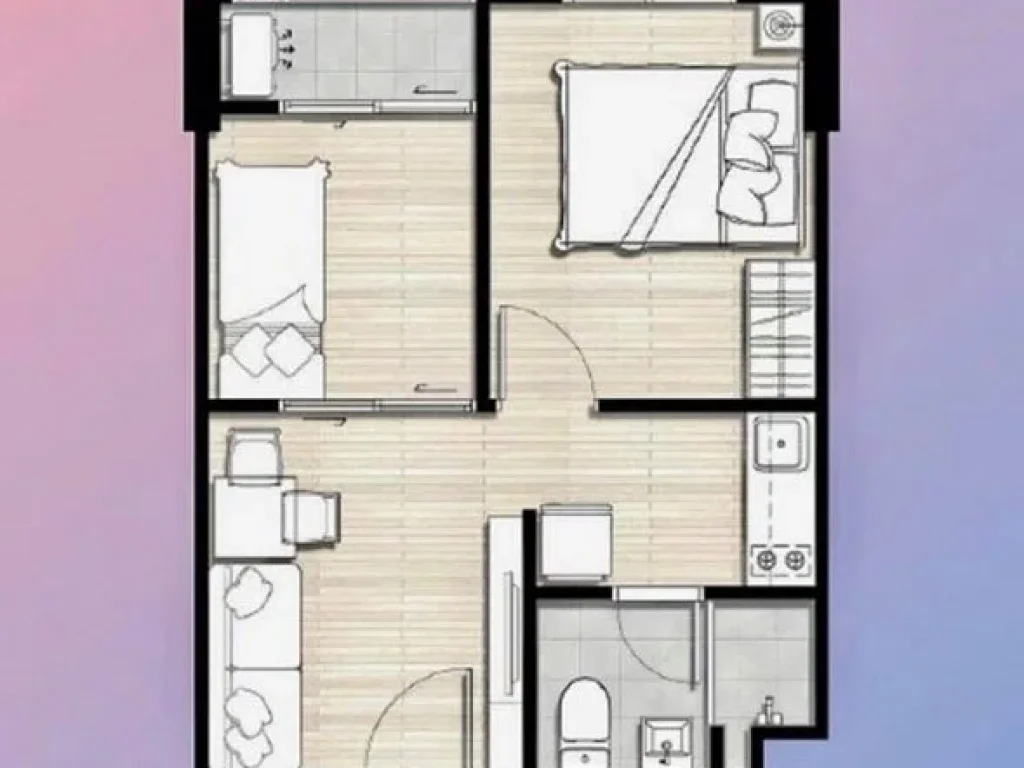 ให้เช่าคอนโดใหม่ 2 ห้องนอน ใกล้ BTS หมอชิต MRT จตุจักร Notting Hill Jatujak - Interchange