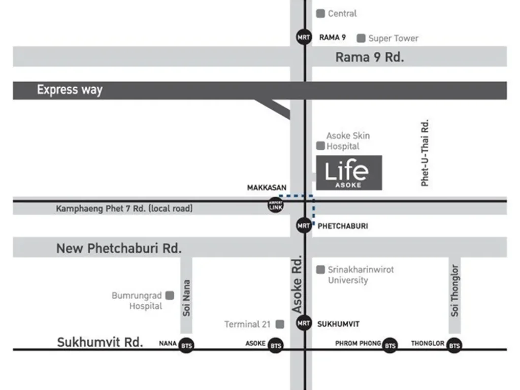 ขายคอนโด Life Asoke ติด airport link มักกะสัน MRT เพชรบุรี 30 ตรม 49 ล้าน 0949263629