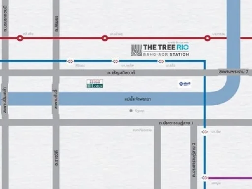 ให้เช่า คอนโด The Tree RIO บางอ้อ รถไฟฟ้าสถานีบางอ้อหน้าโครงการ ชั้น 9144 พื้นที่ 30 ตรม