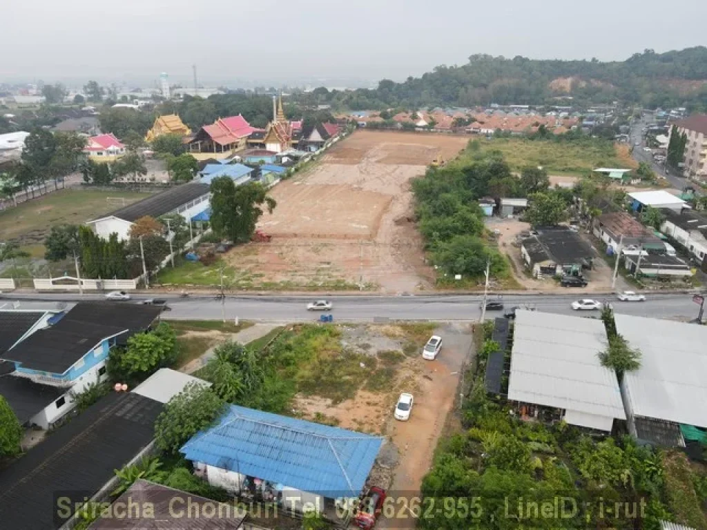 ขายที่ดินติดถนนเก้ากิโลตรงข้ามโรงเรียนวัดพระประทานพร ขนาด 1งาน40วา