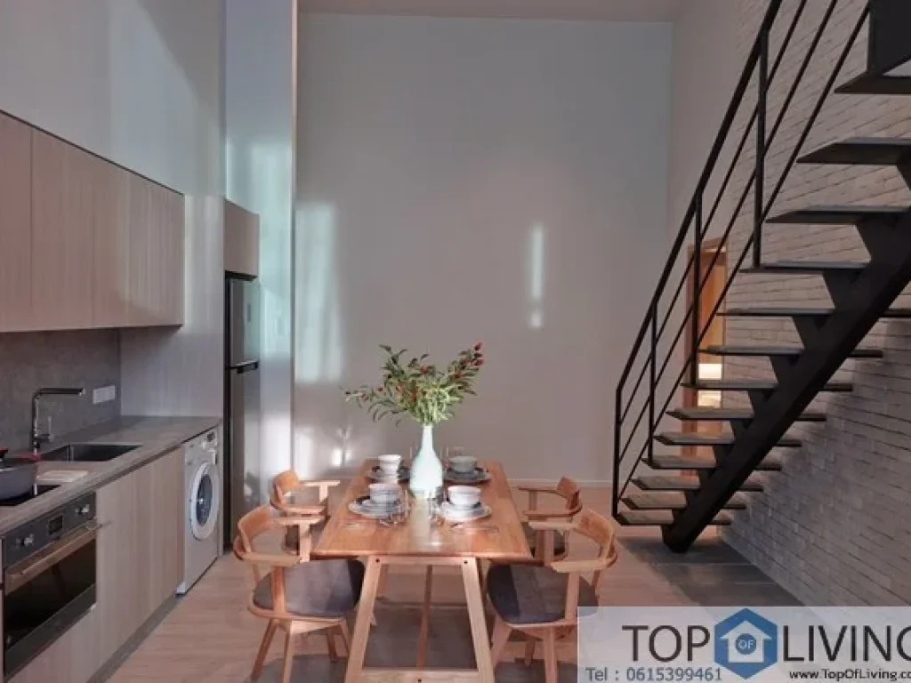 The Lofts Silom Duplex 2 bedrooms Ready to move in near BTS Surasak Station