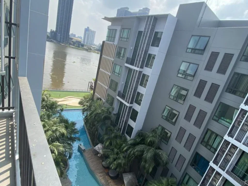 ขายคอนโด Metroluxe Riverfront ริมเเม่น้ำเจ้าพระยา