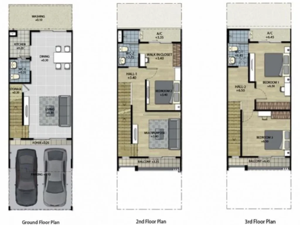 ขาย ทาวโฮม 3 ชั้น บ้านกลางเมือง สุขุมวิท77