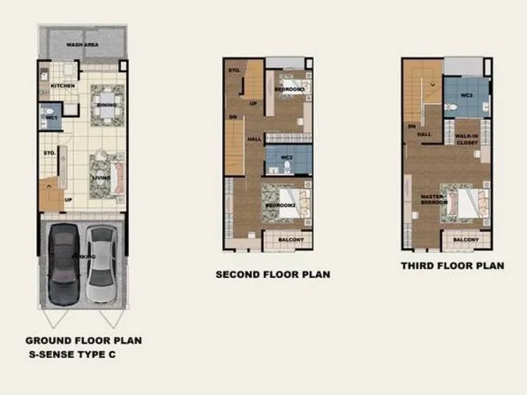 ให้เช่าทาวน์โฮม3ชั้น หมู่บ้านกลางเมือง ลาดพร้าว87 เนื้อที่ 20ตรว 3นอน 3น้ำ ตกแต่งเหมือนบ้านตัวอย่าง 35000ต่อเดือน