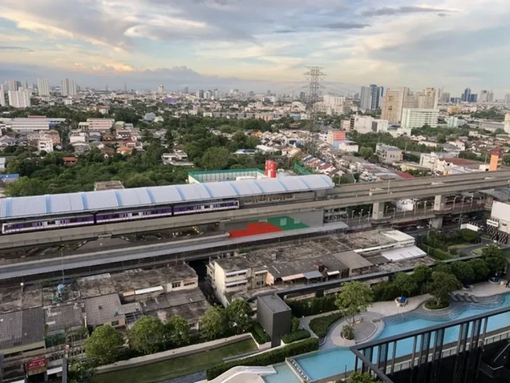 ให้เช่า THE LINE Wongsawang ชั้น19 วิวสระว่ายน้ำ ทิศเหนือ ใกล้ MRT วงศ์สว่าง 200 เมตร