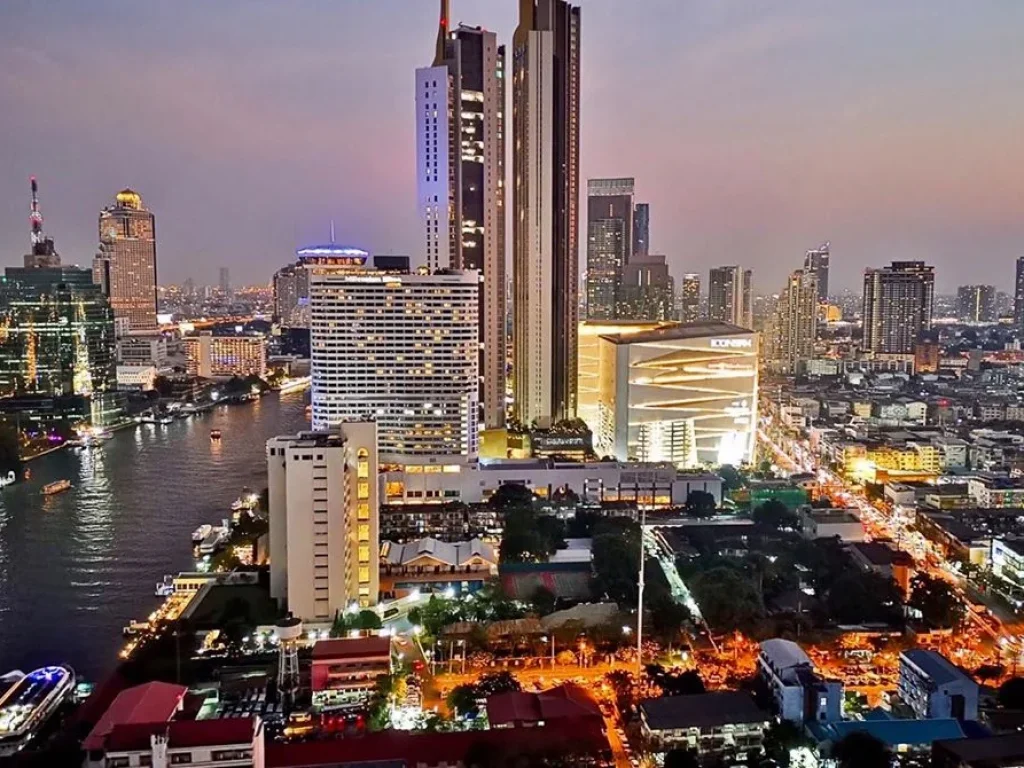 ขายให้เช่าคอนโดหรูติดแม่น้ำเจ้าพระยา บ้านเจ้าพระยาคอนโด ใกล้ ICONSIAM