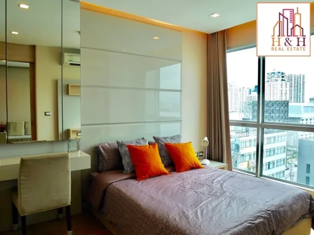 Condo for rent The Address Asoke 45sqM 1Bed near MRT ARL Pier expressway