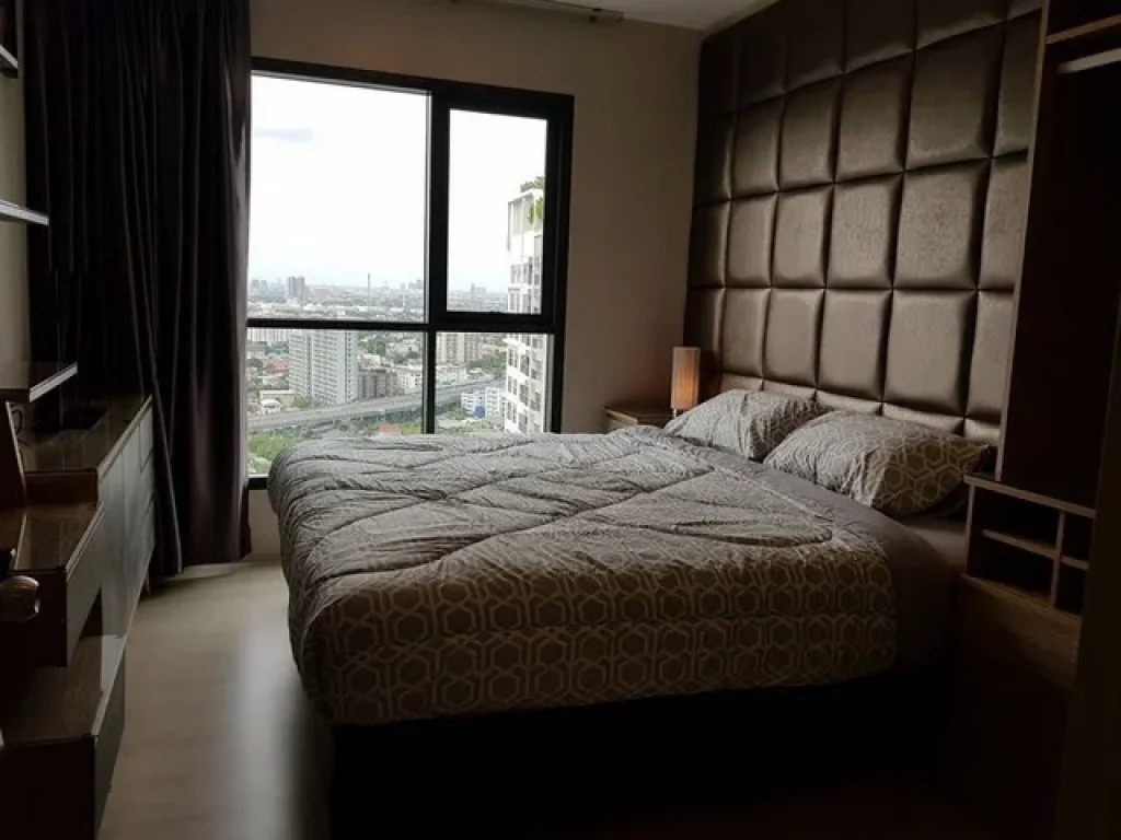 ให้เช่า Life Sukhumvit 48 ใกล้BTS พระโขนง ชั้น 28 ใหญ่40sqm วิวเมือง ทิศใต้ เพียง22000บาท