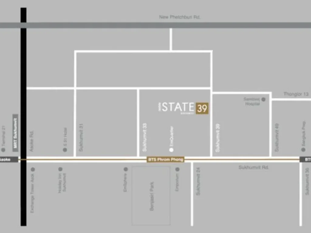 New Condo Noble State 39 ใกล้ BTS พร้อมพงษ์ 46 ตารางเมตร 1