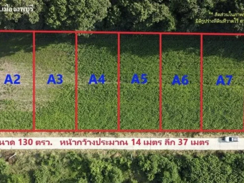 โฉนด 130 ตรว มี6ล็อค น้ำไม่ท่วม ยกแปลง 550000- สด-ผ่อน