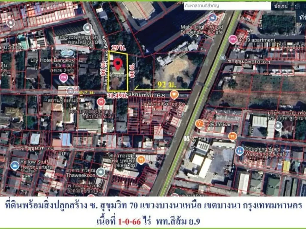 ขายถูกต่ำกว่าราคาตลาดที่ดินพร้อมสิ่งปลูกสร้าง บ้านอายุประมาณ