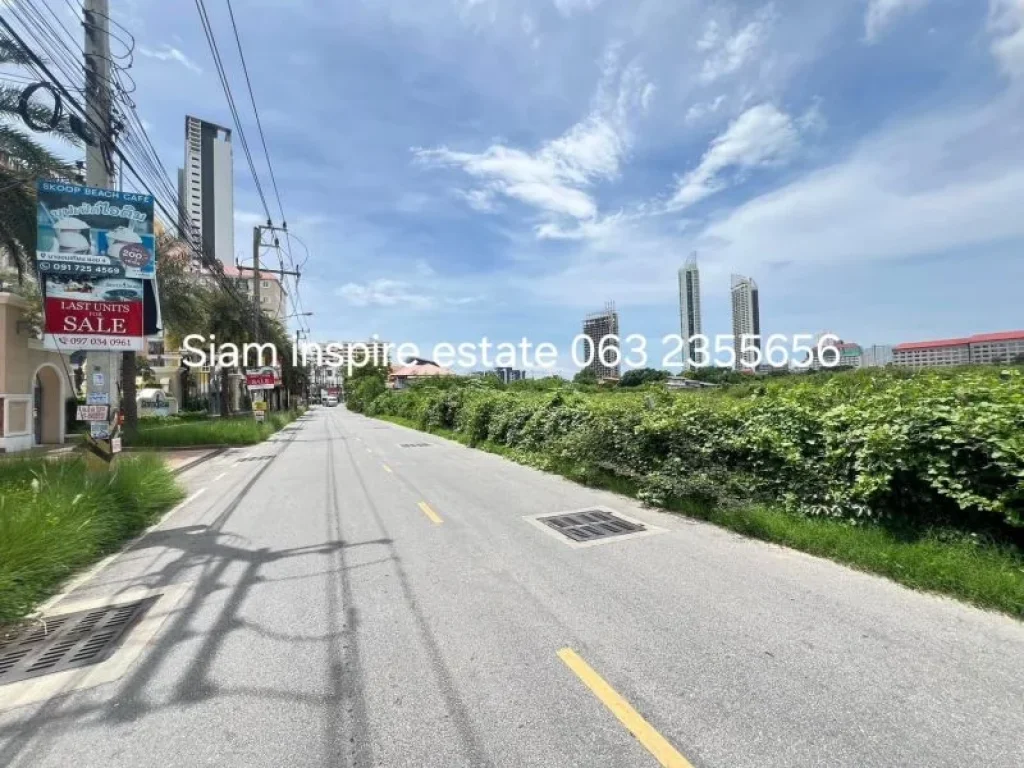 ขายที่ดิน ใกล้หาดจอมเทียนพัทยาแปลงใหญ่ตั้งอยู่ สัตหีบ ชลบุรี