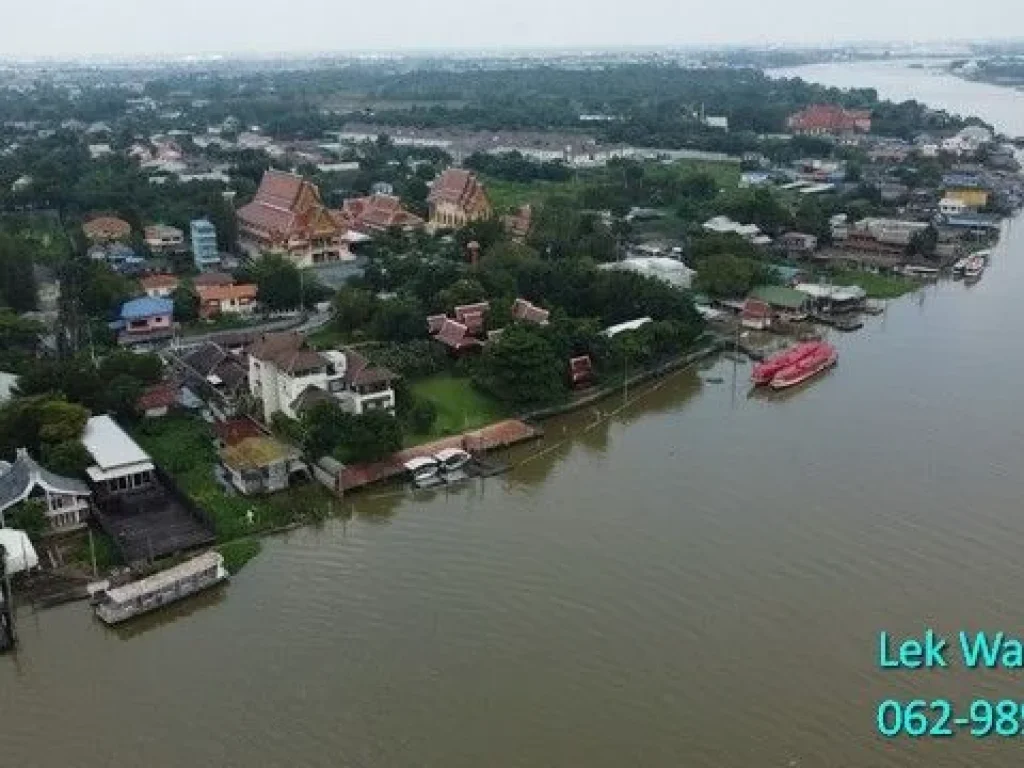 ขายที่ดินติดแม่น้ำ ทำเลทอง ใกล้สะพานพระราม 4 พร้อมวิวสวยๆ