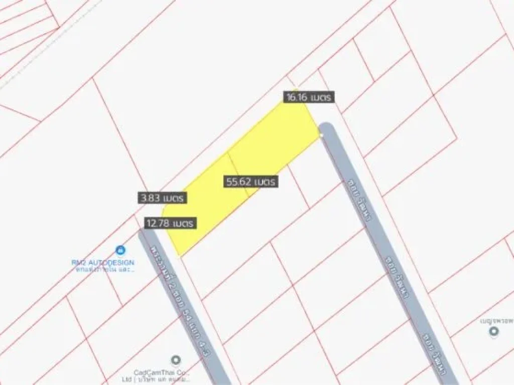 ขายที่ดินทำเลดีหลังเซ็นทรัลพระราม 2 ขนาด 200 ตรว ผังสีส้ม