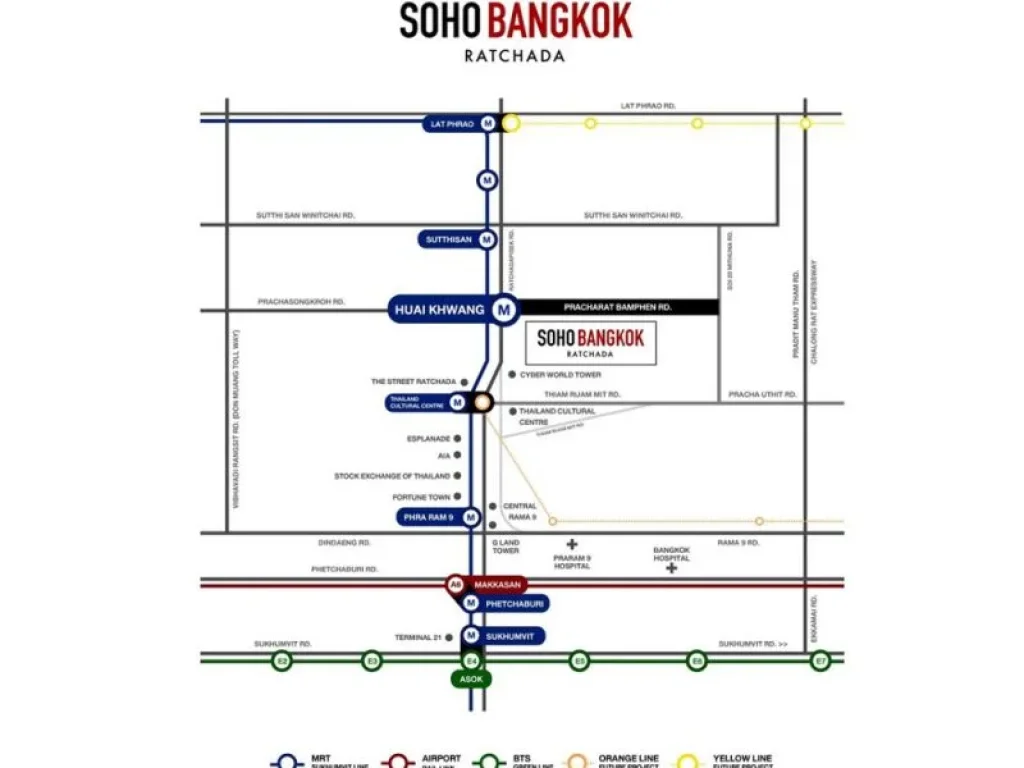 Condo Soho Bangkok Ratchada ใกล้ MRT ห้วยขวาง ขนาด 26