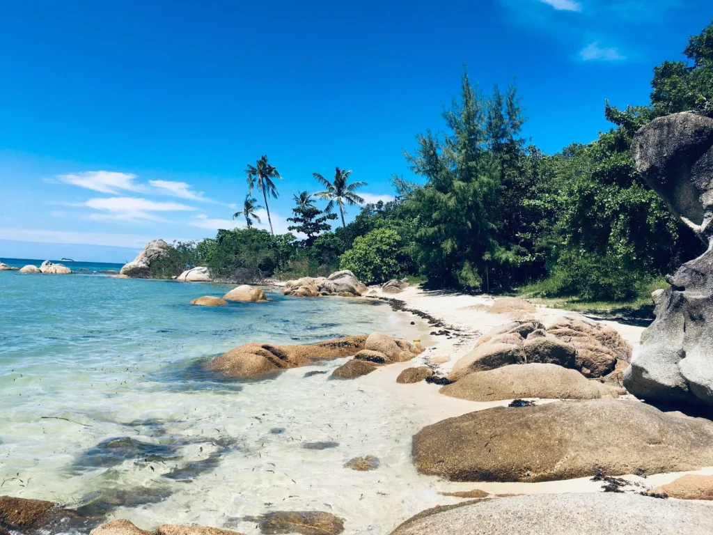 เกาะพะงันติดทะเลชายหาดติดถนน7ไร่สวยครับ