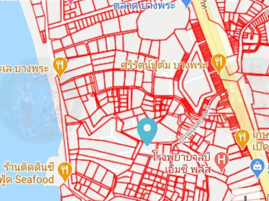 ขายที่ดินใกล้ทะเลบางพระ 1-0-3ไร่ เหมา 69 ล้าน ตบางพระ อศรีราชา จชลบุรี