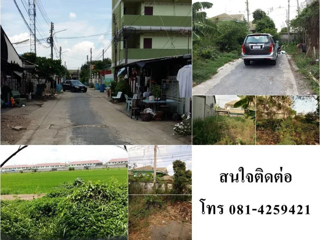 ขาย ที่ดินเปล่า 2 แปลง ถมแล้ว ซอยคลองสาม 42 คลองหลวง ปทุมธานี