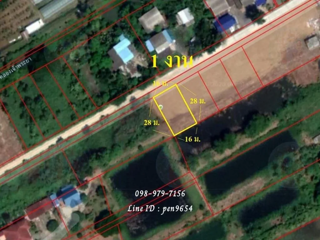 P81 ขายที่ดิน เริ่ม 100 - 400 ตรว สามโคก ปทุมธานี ใกล้โรงพยาบาล มหาลัย ผังสีเขียว