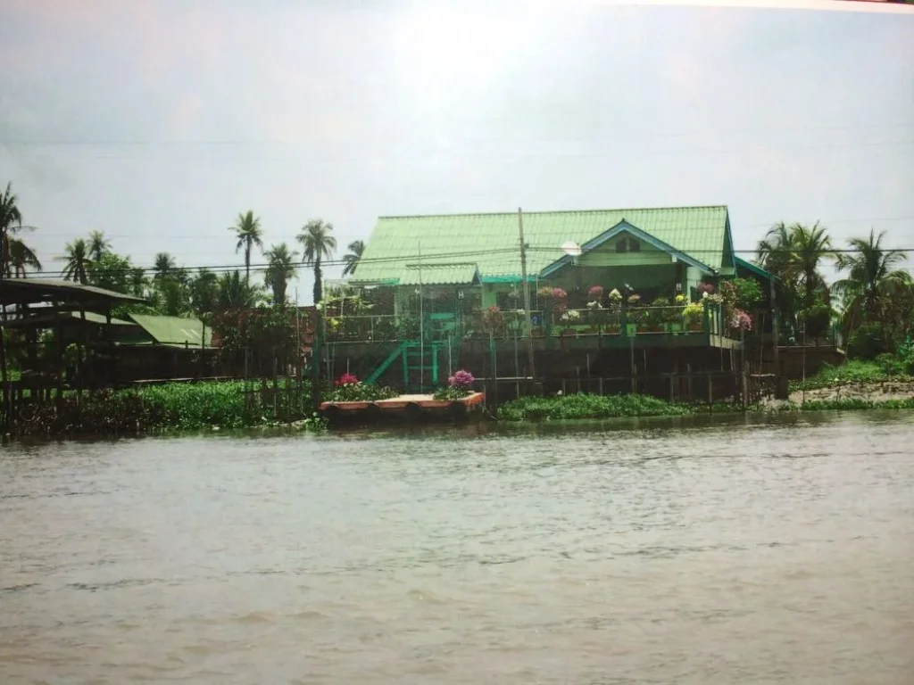 บ้านริมน้ำ เกาะเกร็ด แม่น้ำเจ้าพระยา