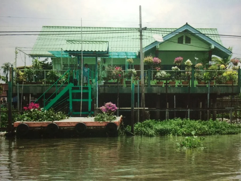 บ้านริมน้ำ เกาะเกร็ด แม่น้ำเจ้าพระยา