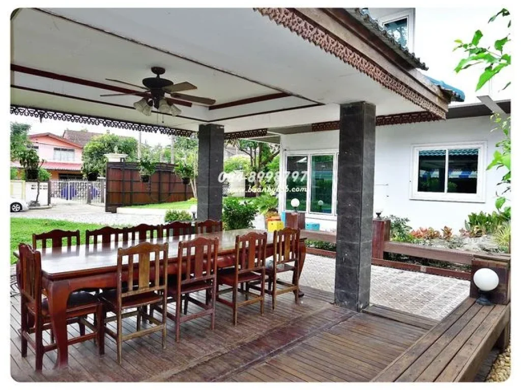 House for rent at Muang Thong Thani near ISB on a large area of 200 sqwah rental 46K