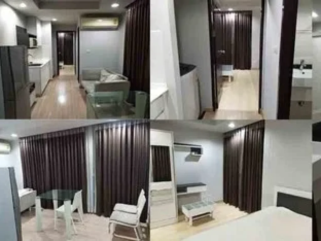 ให้เช่า The Kris Ratchada 17 ห้องมุม 1ห้องนอน ใกล้MRTสุทธิสาร 15000บาท ทำเลดี