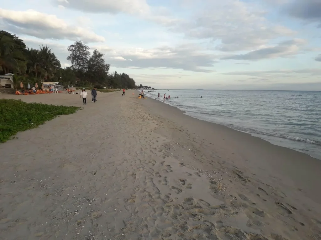 ขายที่ดินติดทะเล หาดส่วนตัว แม่พิมพ์ หาดสวย ทรายขาว หน้าติดถนนใหญ่ โฉนด 2 ไร 245 ตารางวา