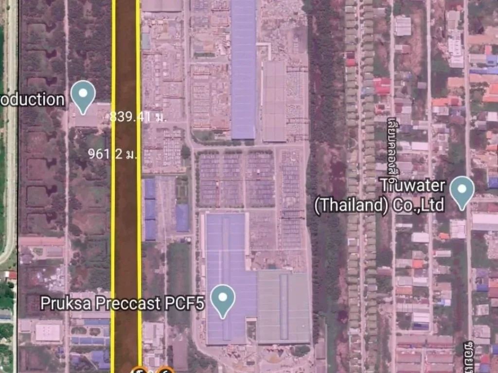 Ps191ขายด่วน ที่ดินผังม่วง27ไร่ ลำลูกกาคลอง4 ราคาถูกรีบลงทุน