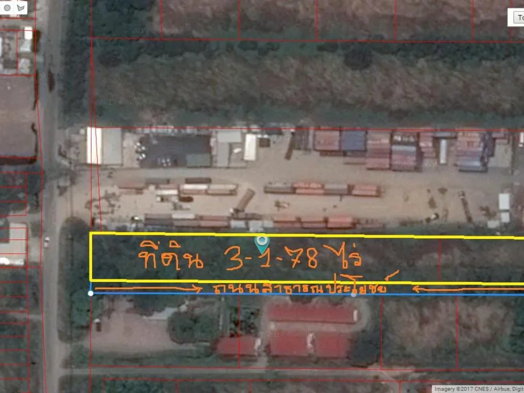 ขาย ที่ดิน 3-1-78 ไร่ ติดถนนพัฒนาชนบท 4 ที่ดินแปลงมุม