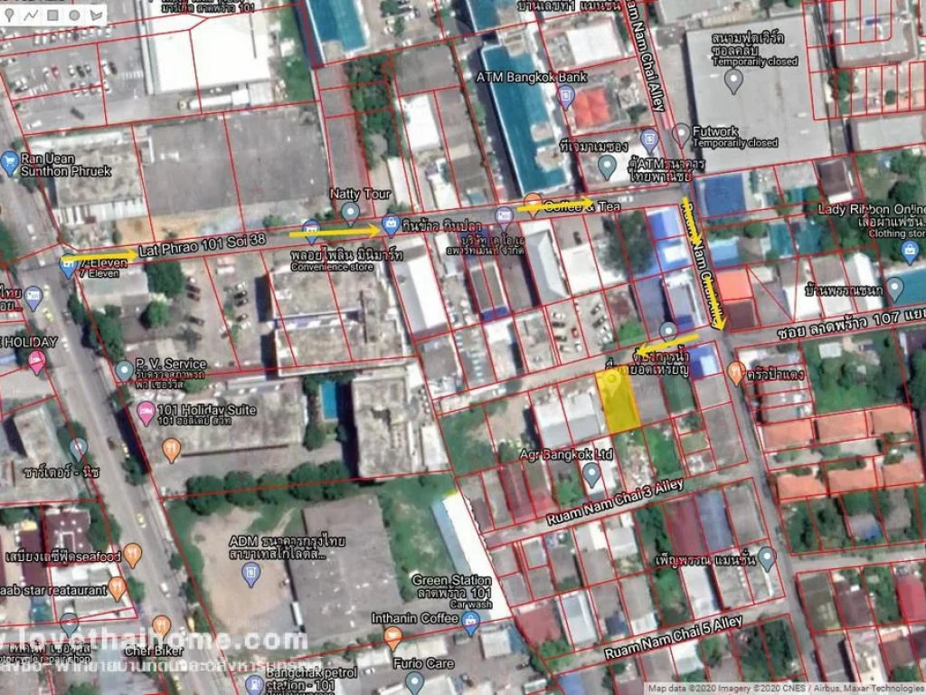 ขายด่วนที่ดิน50ตรวเปล่าถนนลาดพร้าว101 แยก38 ซอยร่วมใจ1