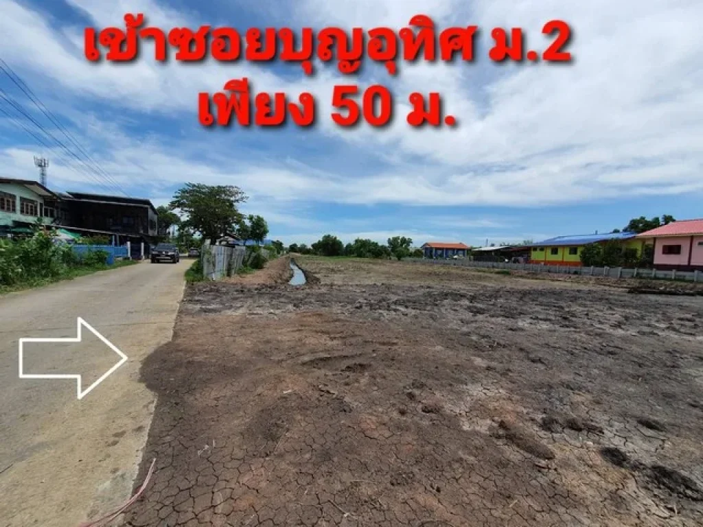 ขายที่ดิน 6-1-80 ไร่ ติดถนน 2 ด้าน ติดกับอบตบางพูด ปทุมธานี แหล่งชุมชน ใกล้บริษัท workpoint