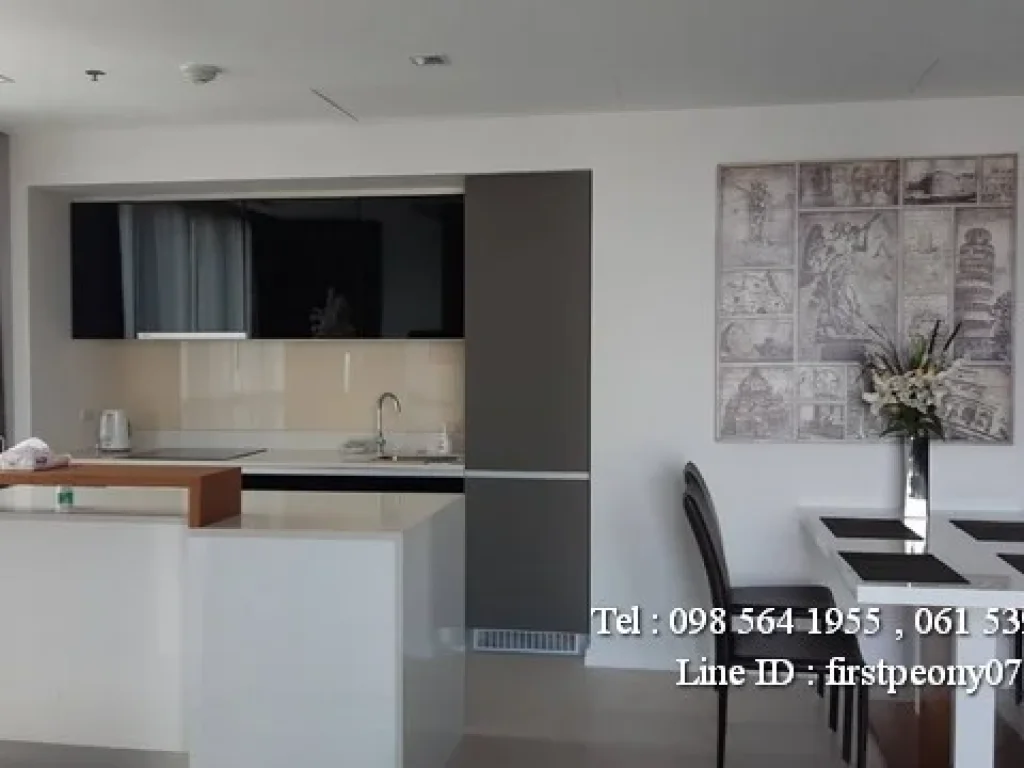 ให้เช่าคอนโด The River Condo Charoenakorn Soi 13 ขนาด 110 ตรม 2 ห้องนอน 2ห้องน้ำ