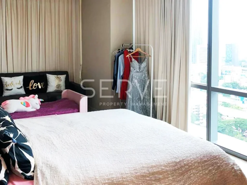 ให้เช่าคอนโด 2 นอน ห้องเปล่า ทำเลดีที่อโศก BTS Asoke ที่ The Room Sukhumvit 21 75 K