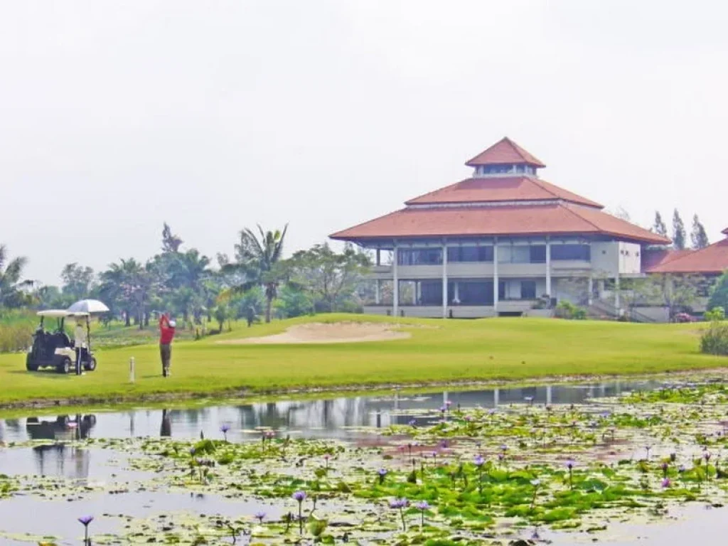 ขายที่ดินถมเเเเปลงสวย 275 ตรว ในสนามกอล์ฟ เพรสเทีจ วังน้อย อยุธยา วิวทะเลสาป