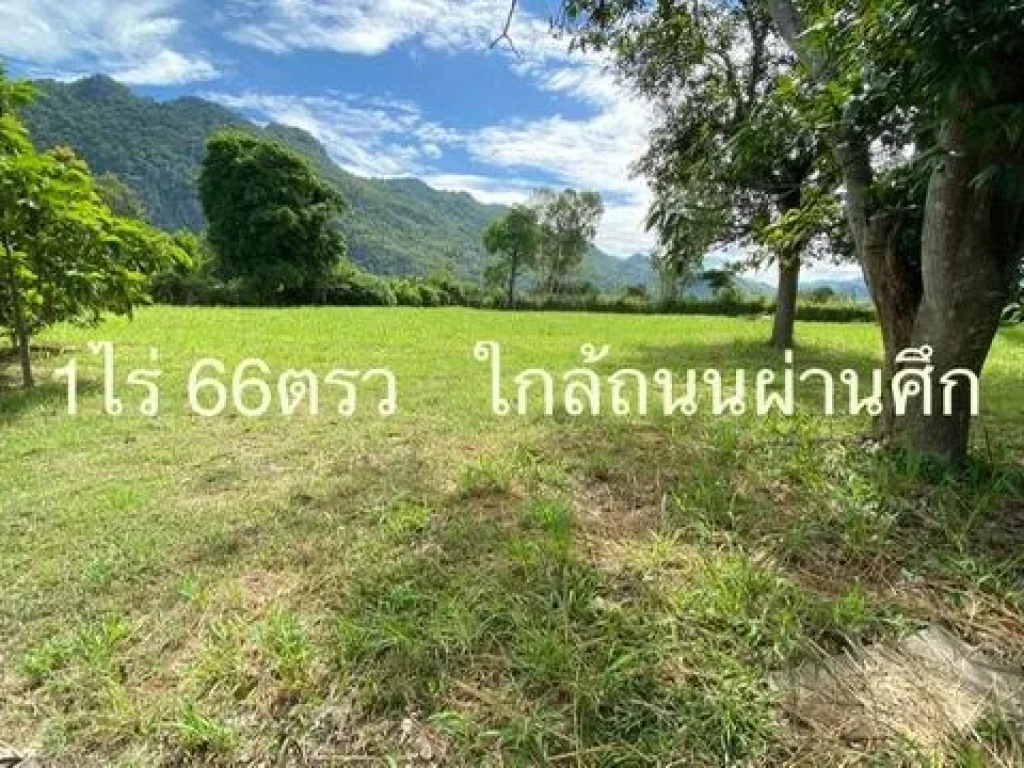 ที่ดินพญาเย็น เขาใหญ่ 1ไร่ 66ตรว ที่เป็นเนิน วิวภูเขา ใกล้ถนนผ่านศึก