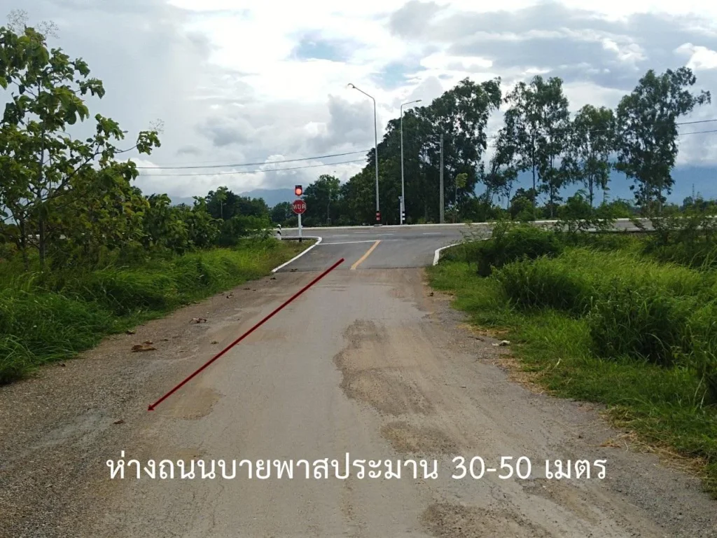 ขายที่นา ติดทางเลี่ยงเมืองบายพาส พะเยา แยกวังเหนือ จำป่าหวาย ดอกคำใต้