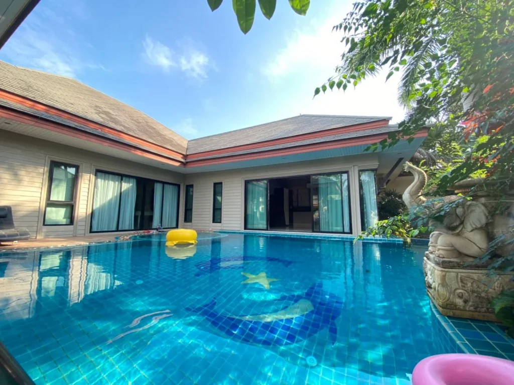 ขาย Pool Villa Pattaya บ้านเดี่ยว พร้อมเฟอร์ โครงการดุสิตเลค 2 พัทยา ห้วยใหญ่ ชลบุรี