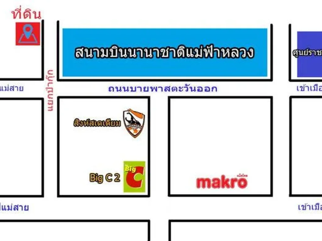 ขายที่ดินเชียงราย ทำเลดีเหมาะสร้างบ้านเนื้อที่ 1งาน