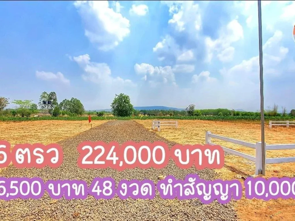 ขายที่ดินโฉนด 224000 บาท วังน้ำเขียว ครุฑแดงสดผ่อน