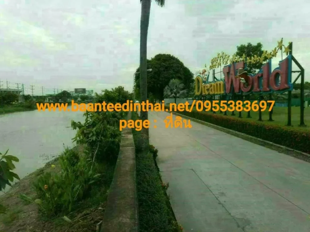 33 ที่ดิน 287 ไร่ ตบึงยี่โถ อธัญบุรี จปทุมธานี ติดดรีมเวริ์ล