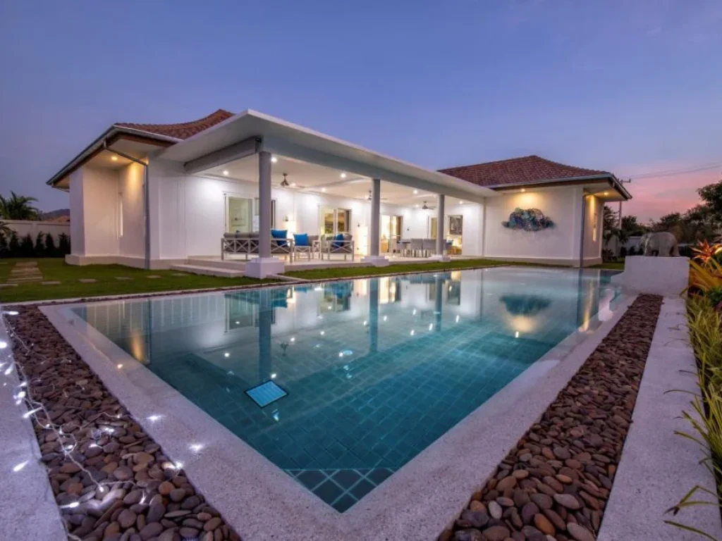 Modern Luxury Bali villa Half Rai Hua Hin For Sale ขาย บ้านพูลวิลล่าหัวหิน ที่ครึ่งไร่ วิวภูเขา