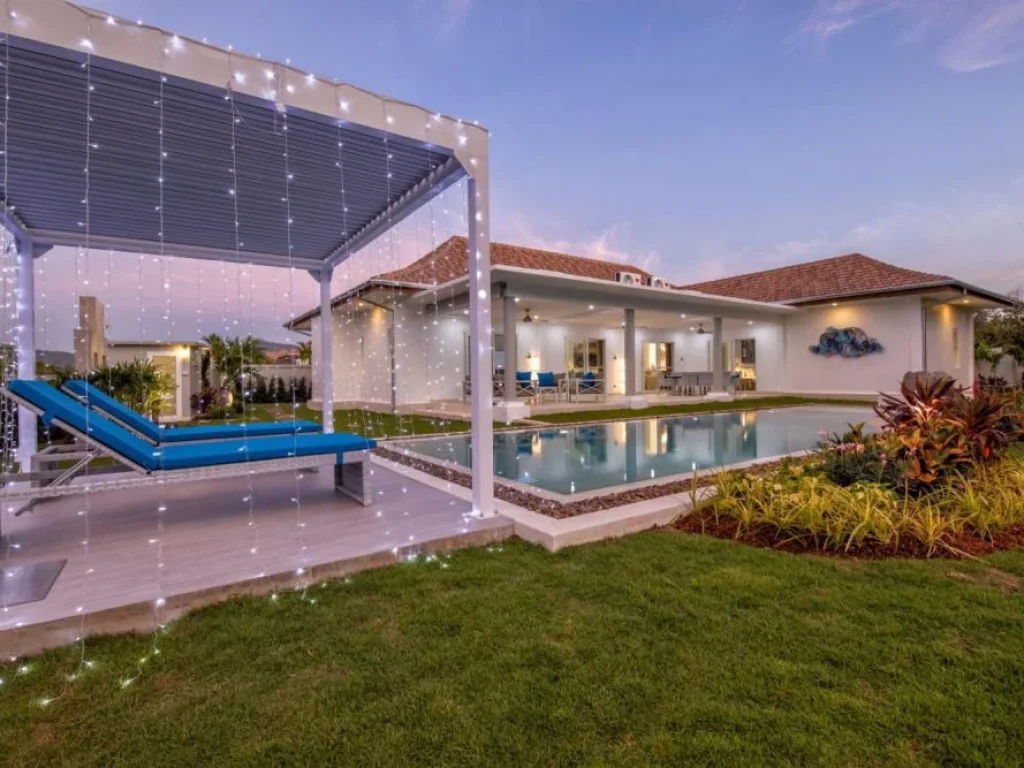 Modern Luxury Bali villa Half Rai Hua Hin For Sale ขาย บ้านพูลวิลล่าหัวหิน ที่ครึ่งไร่ วิวภูเขา