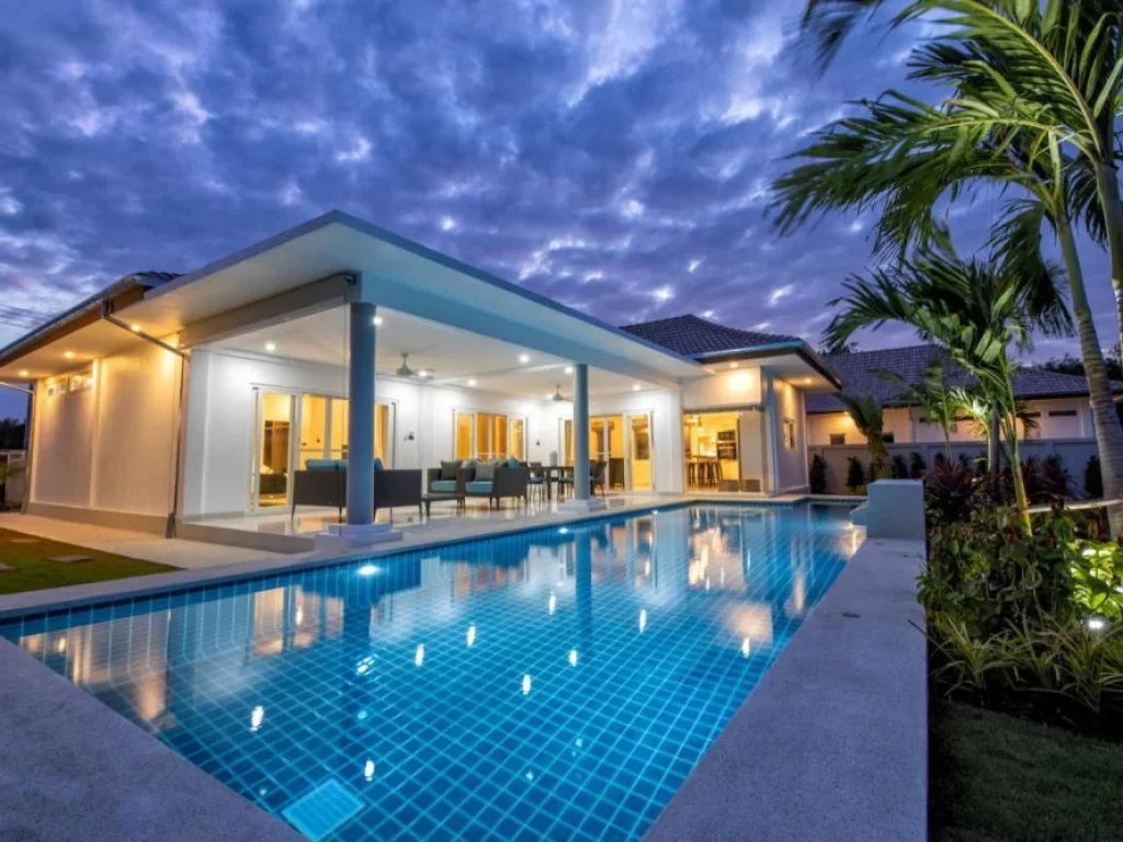 New Modern Bali Villa with Mountain View in Hua Hinขาย บ้านเดี่ยว พูลวิลล่าใหม่ วิวภูเขา หัวหิน