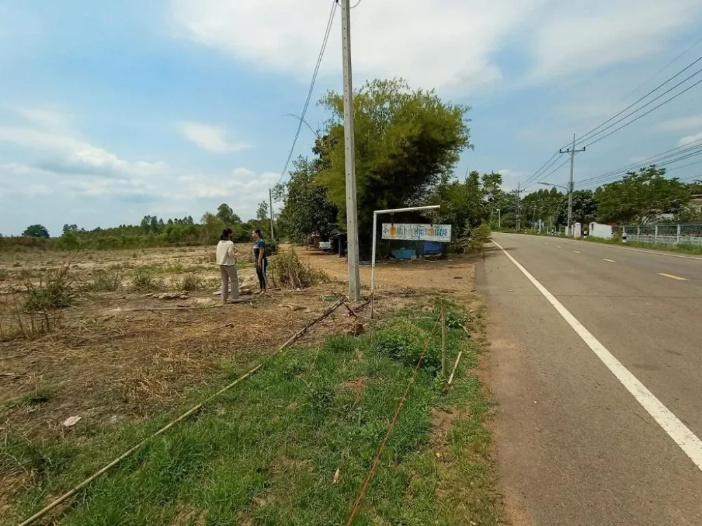 ขายที่ดิน7-2-14ไร่เหมาะแก่การทำบ้านจัดสรรที่ดินอยุ่ในหมู่บ้าน