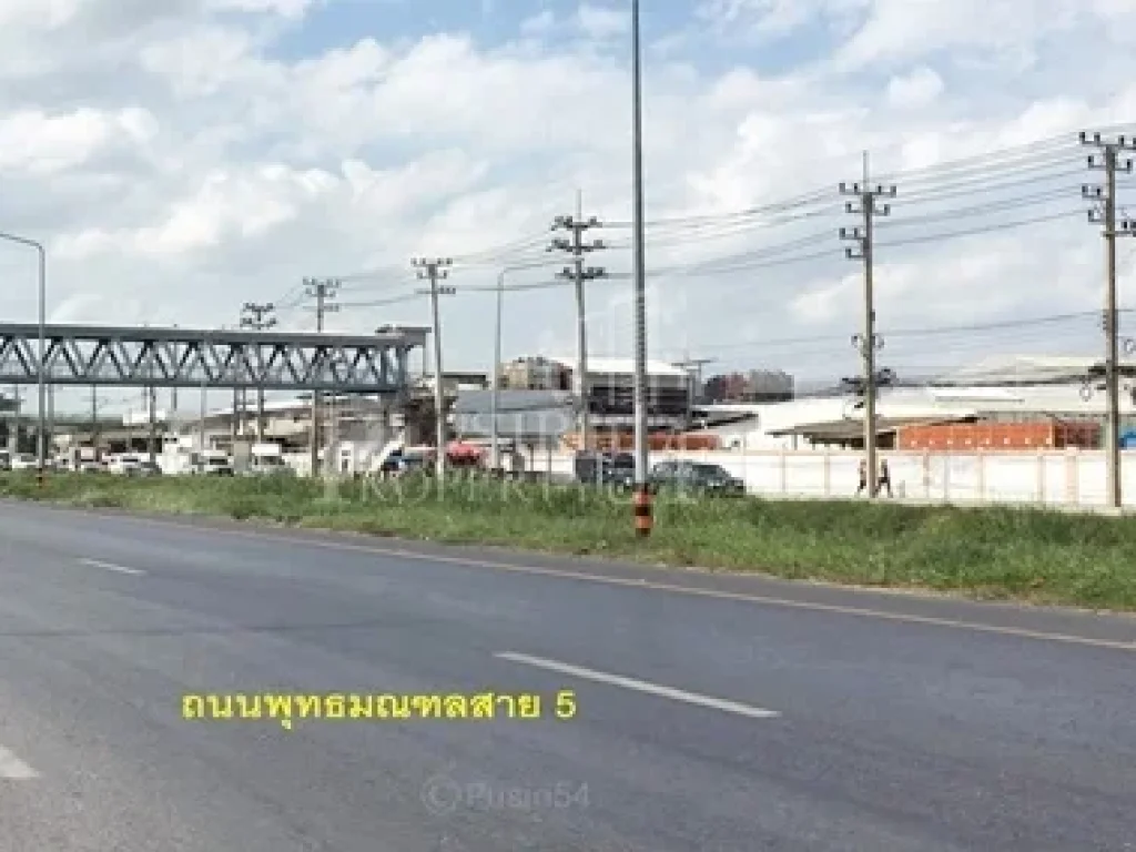 ที่ดินสวย 4 ไร่เศษ สุดคุ้ม ไฟฟ้าประปาพร้อม เดินทางสะดวก พุทธมณฑลสาย5  ขายที่ดินนครปฐม