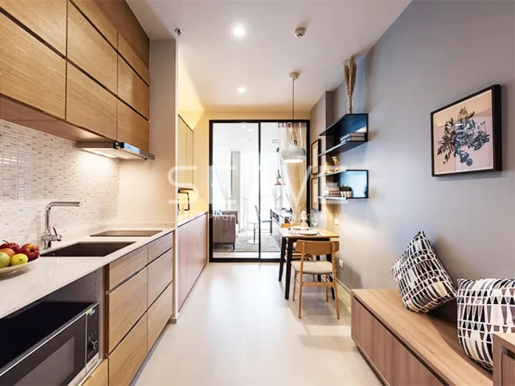 ห้องสวยน่าอยู่ Cozy and Luxury Studio with Partition 45Kให้เช่าคอนโด Noble Ploenchit BTS Phloen Chit