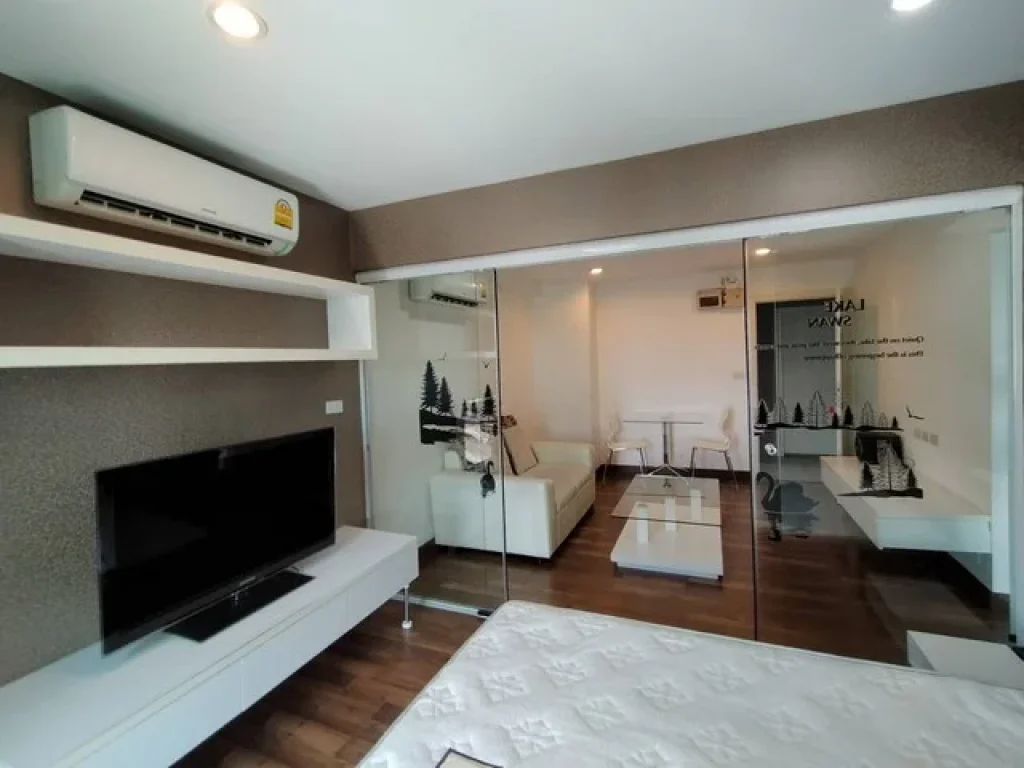 ห้องใหญ่ลดพิเศษ ให้เช่าคอนโด Parc Exo เกษตร-นวมินทร์ ห้อง 40 ตรมมี Walk-in closet