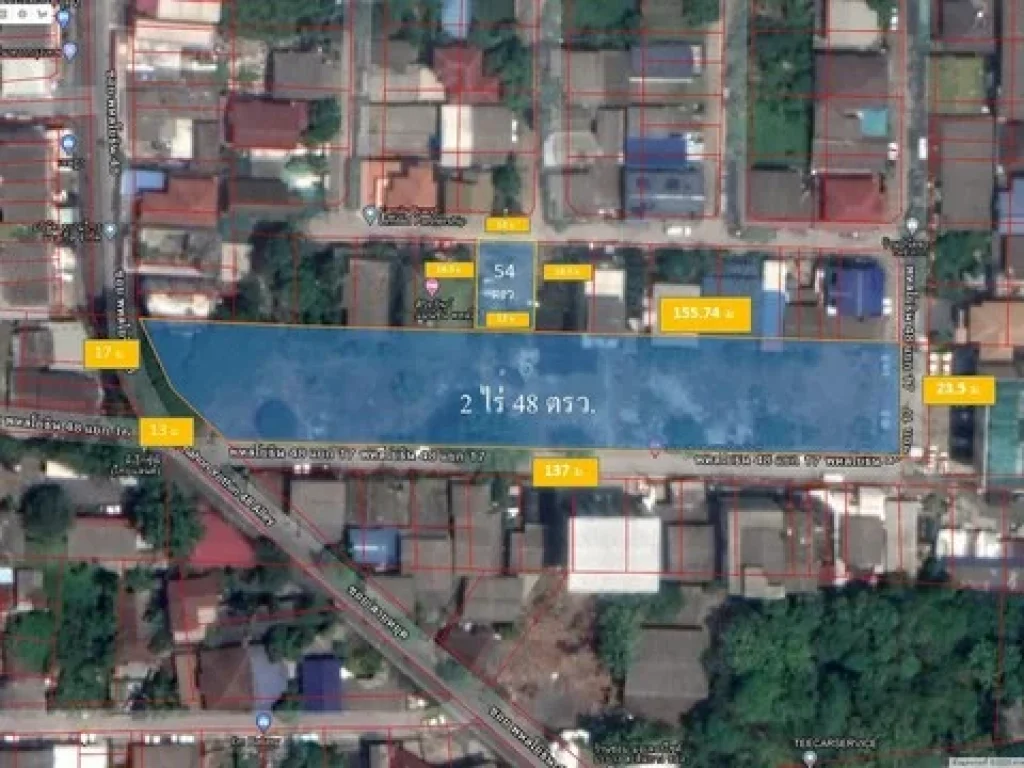 N ขายที่ดิน 2-1-2ไร่ ราคาดีมว้าก ซพหลโยธิน 48 แยก 17 ใกล้ BTS สายหยุด